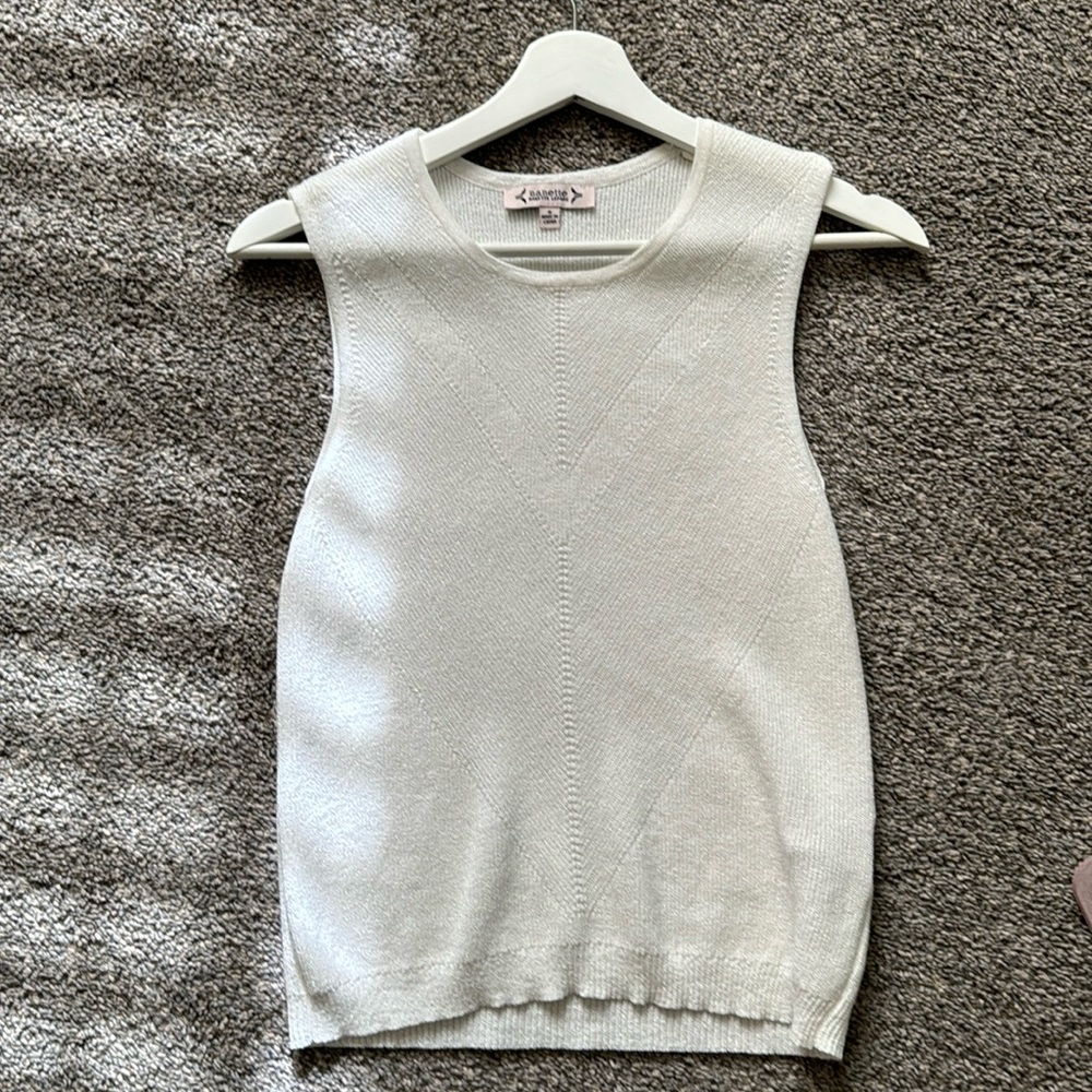 {Nanette Lepore} shimmer knit top